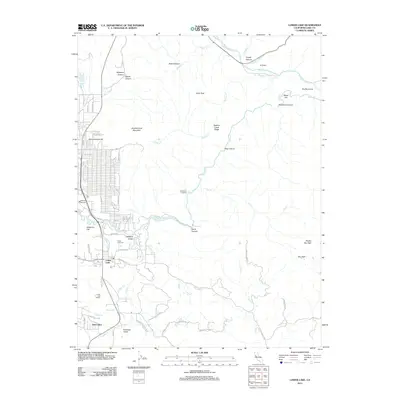 2012 Map of Lower Lake, 2012 Print