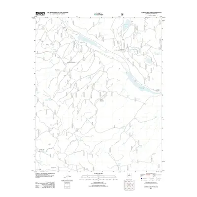 2011 Map of Lower Lake Mary, 2011 Print