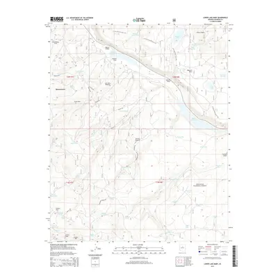 2014 Map of Lower Lake Mary, 2014 Print