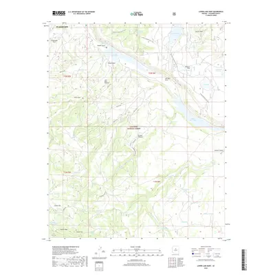 2018 Map of Lower Lake Mary, 2018 Print