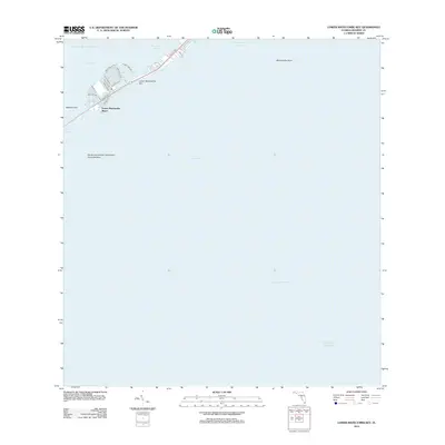 2012 Map of Lower Matecumbe Key, 2012 Print