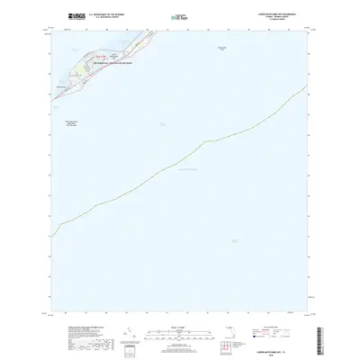 2018 Map of Lower Matecumbe Key, 2018 Print
