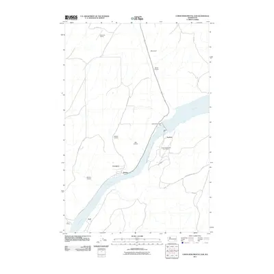 2011 Map of Lower Monumental Dam, 2011 Print