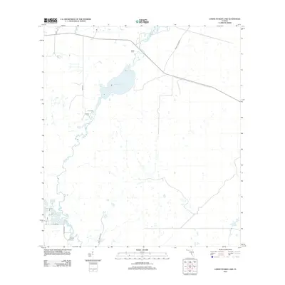 2012 Map of Lower Myakka Lake, 2012 Print