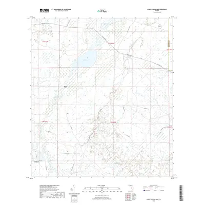 2018 Map of Lower Myakka Lake, 2018 Print