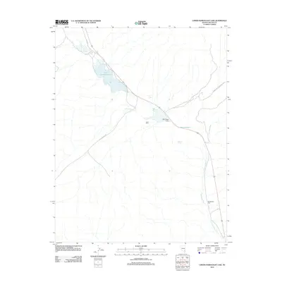 2012 Map of Lower Pahranagat Lake, 2012 Print