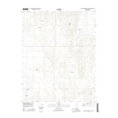 2015 Map of Lower Pahranagat Lake NW, 2015 Print