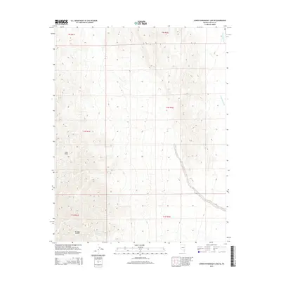 2015 Map of Lower Pahranagat Lake SE, 2015 Print