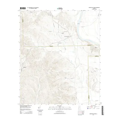 2014 Map of Lower Peach Tree, 2014 Print