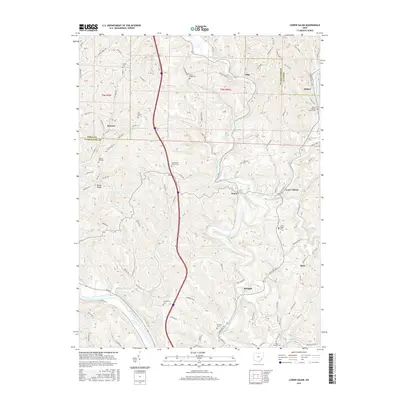 2016 Map of Lower Salem, 2016 Print