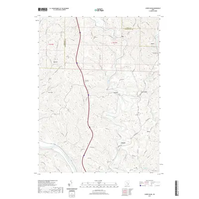 2019 Map of Lower Salem, 2019 Print