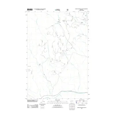 2011 Map of Lower Seymour Lake, 2011 Print