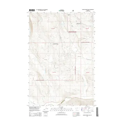 2014 Map of Lower Seymour Lake, 2014 Print