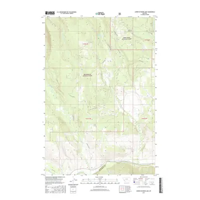 2017 Map of Lower Seymour Lake, 2017 Print