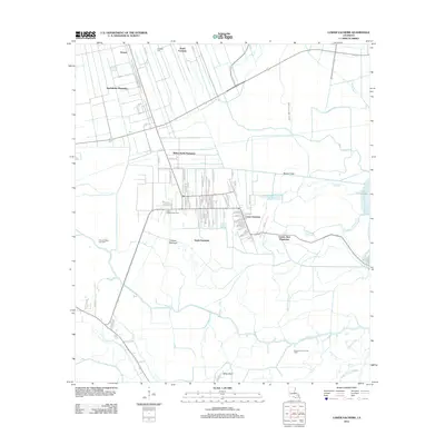 2012 Map of Lower Vacherie, 2012 Print