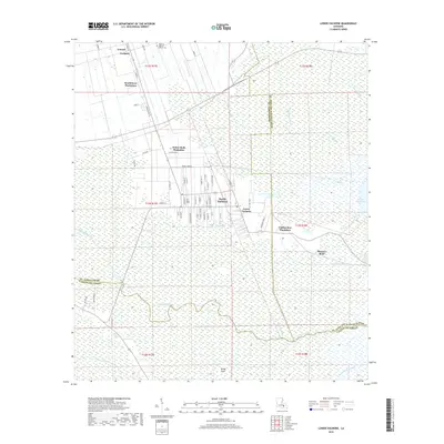 2018 Map of Lower Vacherie, 2018 Print