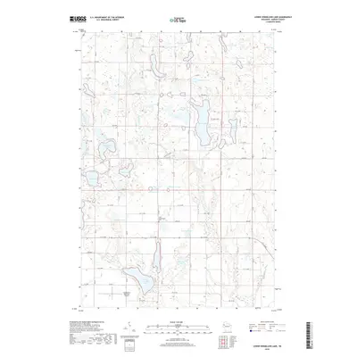 2018 Map of Lower Vermillion Lake, 2018 Print