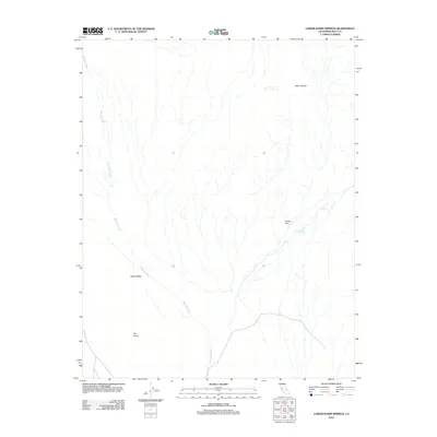2012 Map of Lower Warm Springs, 2012 Print