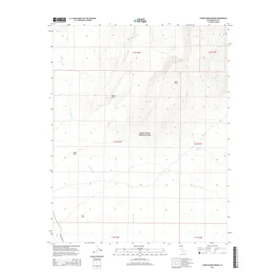 2015 Map of Lower Warm Springs, 2015 Print