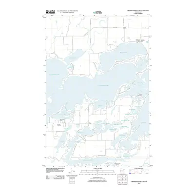 2010 Map of Lower Whitefish Lake, 2010 Print