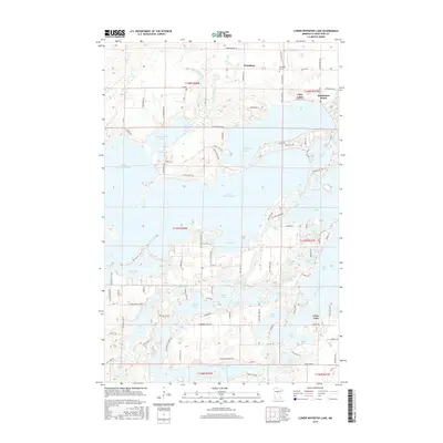 2016 Map of Lower Whitefish Lake, 2016 Print