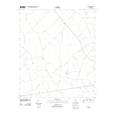 2011 Map of Lowery, 2011 Print