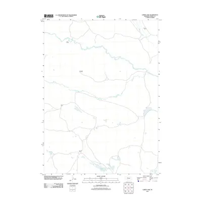 2011 Map of Lowes Lake, 2011 Print