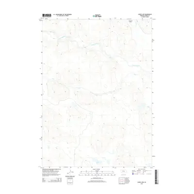 2014 Map of Lowes Lake, 2014 Print