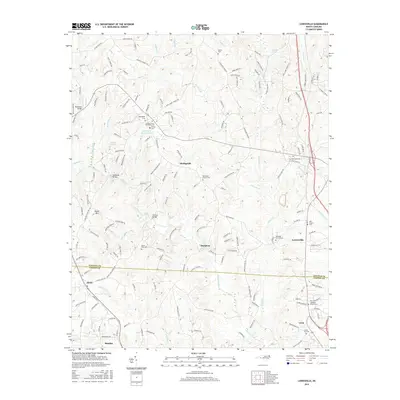 2016 Map of Lowesville, 2016 Print
