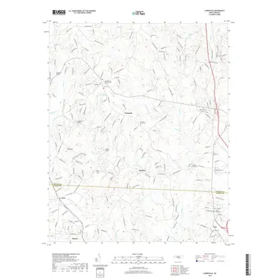 2019 Map of Lowesville, 2019 Print