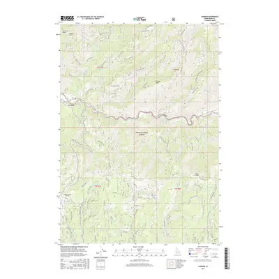 2017 Map of Lowman, 2017 Print
