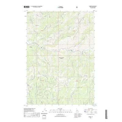 2020 Map of Lowman, 2020 Print