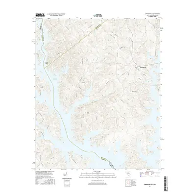 2017 Map of Lowndesville, 2017 Print