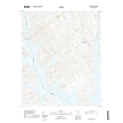 2020 Map of Lowndesville, 2020 Print