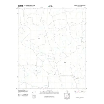 2010 Map of Lowrance Mountain, 2010 Print