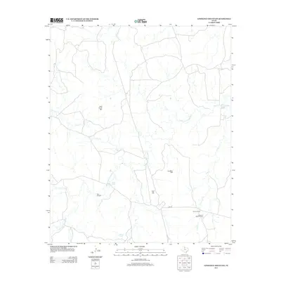 2012 Map of Lowrance Mountain, 2012 Print