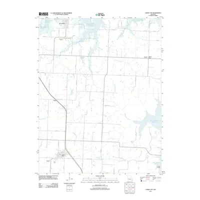 2011 Map of Lowry City, 2011 Print