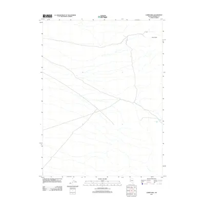 2011 Map of Lowry Well, 2011 Print