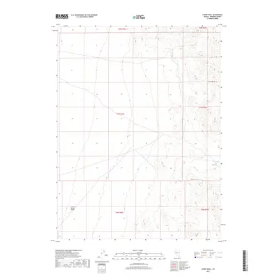 2018 Map of Lowry Well, 2018 Print
