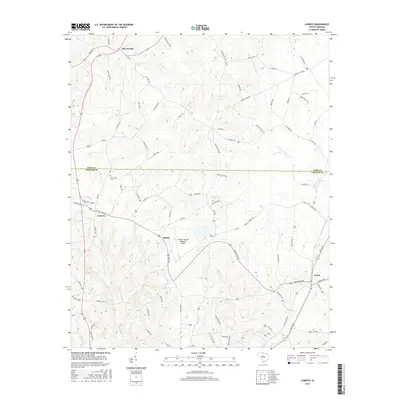2017 Map of Lowrys, 2017 Print