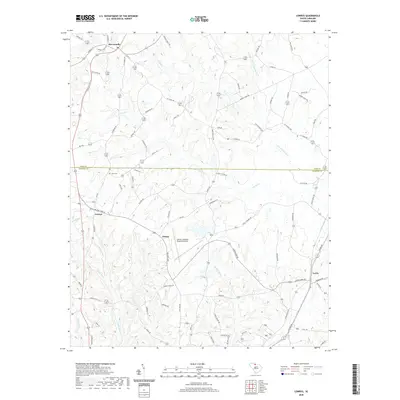 2020 Map of Lowrys, 2020 Print