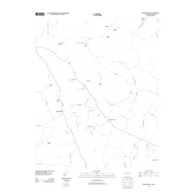 2013 Map of Lowryville, 2013 Print