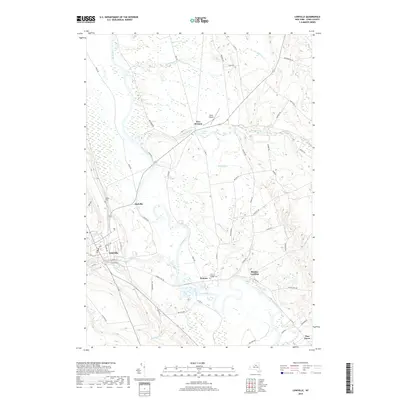 2019 Map of Lowville, 2019 Print