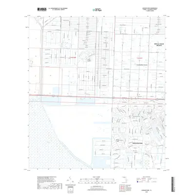 2018 Map of Loxahatchee, 2018 Print