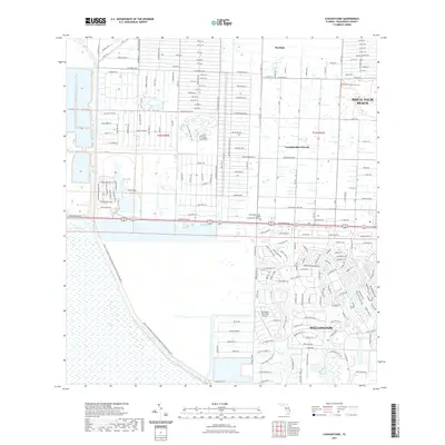 2021 Map of Loxahatchee, 2021 Print