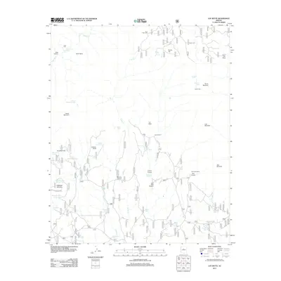 2012 Map of Loy Butte, 2012 Print