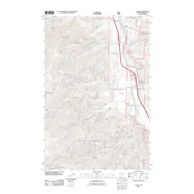 2011 Map of Lozeau, 2011 Print