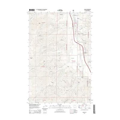 2014 Map of Lozeau, 2014 Print