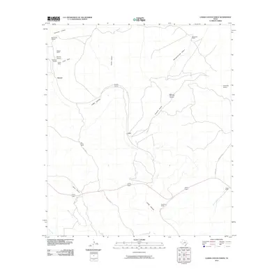 2010 Map of Lozier Canyon North, 2010 Print