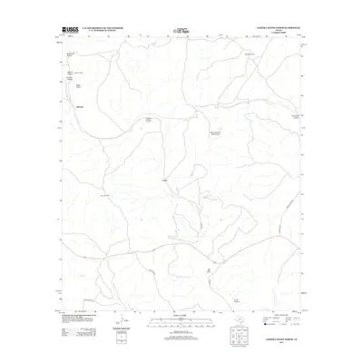 2013 Map of Lozier Canyon North, 2013 Print